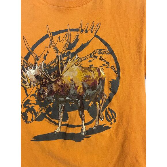 Alaska moose boys medium tshirt - Picture 3 of 4